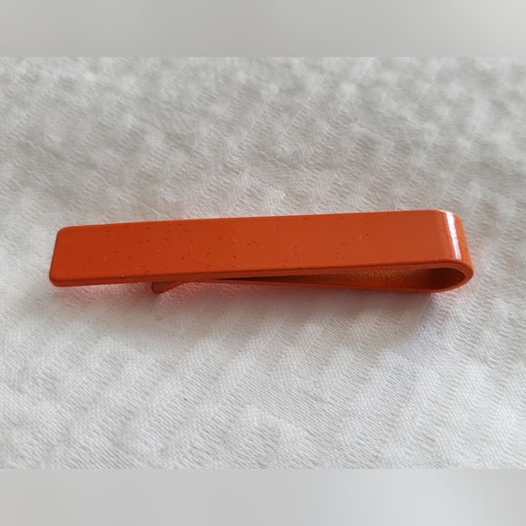 Orange Tie Clip - Picture 2 of 3